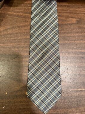 Tommy Hilfiger Navy and green  Plaid Tie